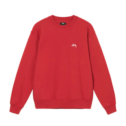 sweatshirt stussy rouge