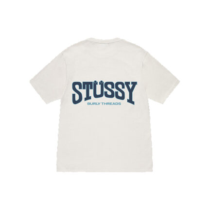 Burly Threads Stussy T-shirt Blanc