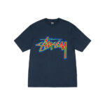 T-shirt thermique Stussy bleu marine