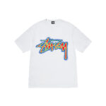 T-shirt thermique Stussy blanc