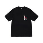 T Shirt Noir Stussy Kingpin