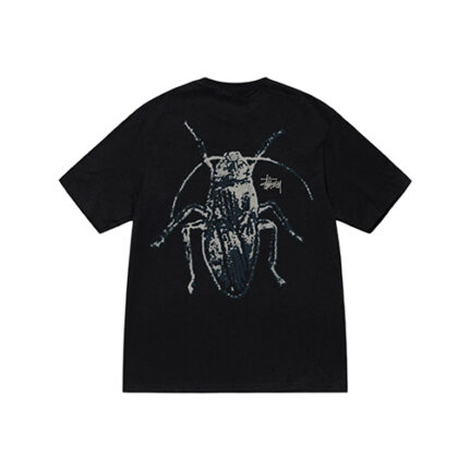 T Shirt Noir Stussy Roach